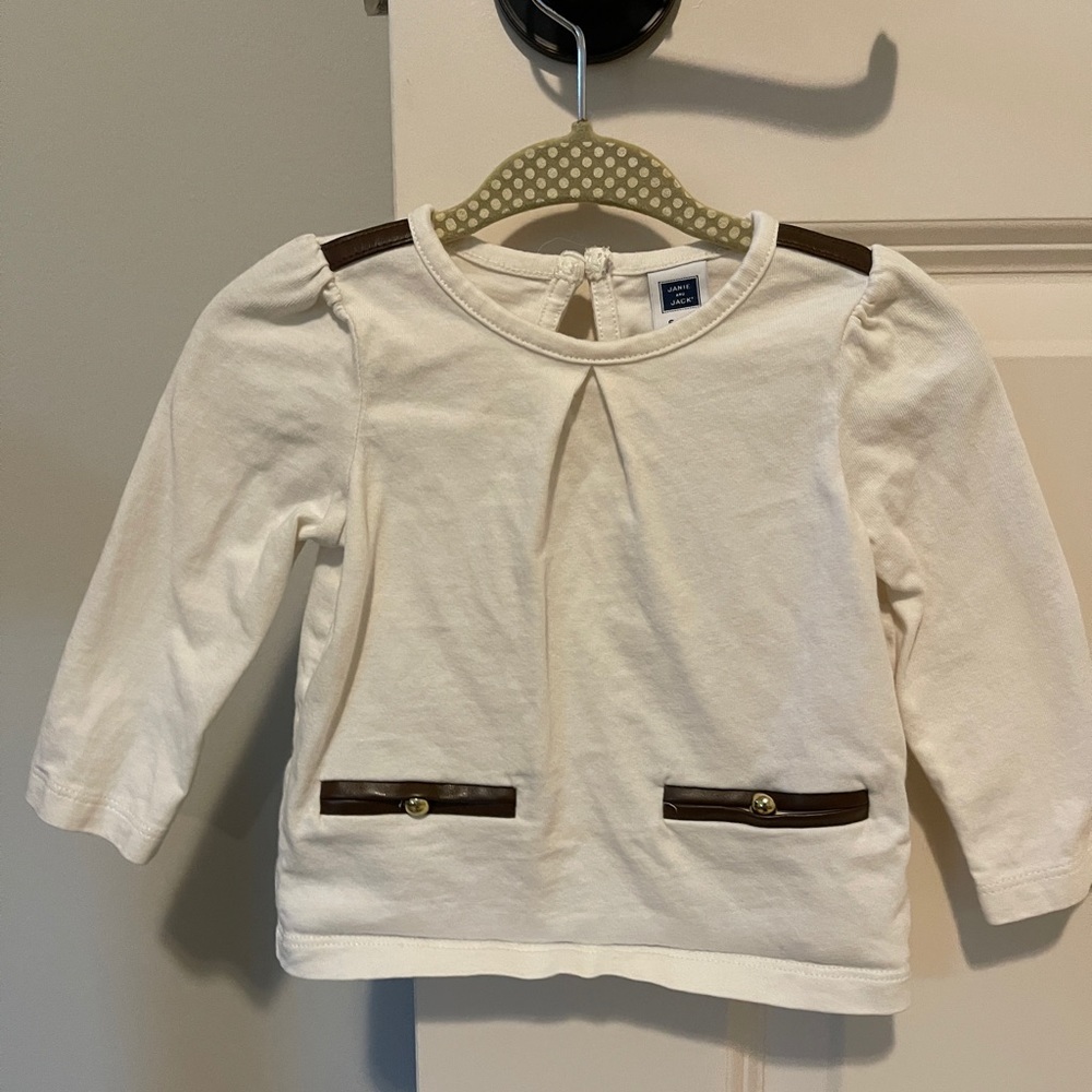 Janie and Jack girls shirt - 6-12 month